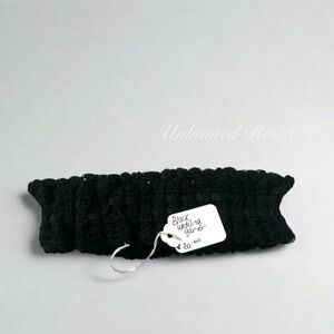 Handmade Crochet Gothic Elegant Black Wedding Garter
